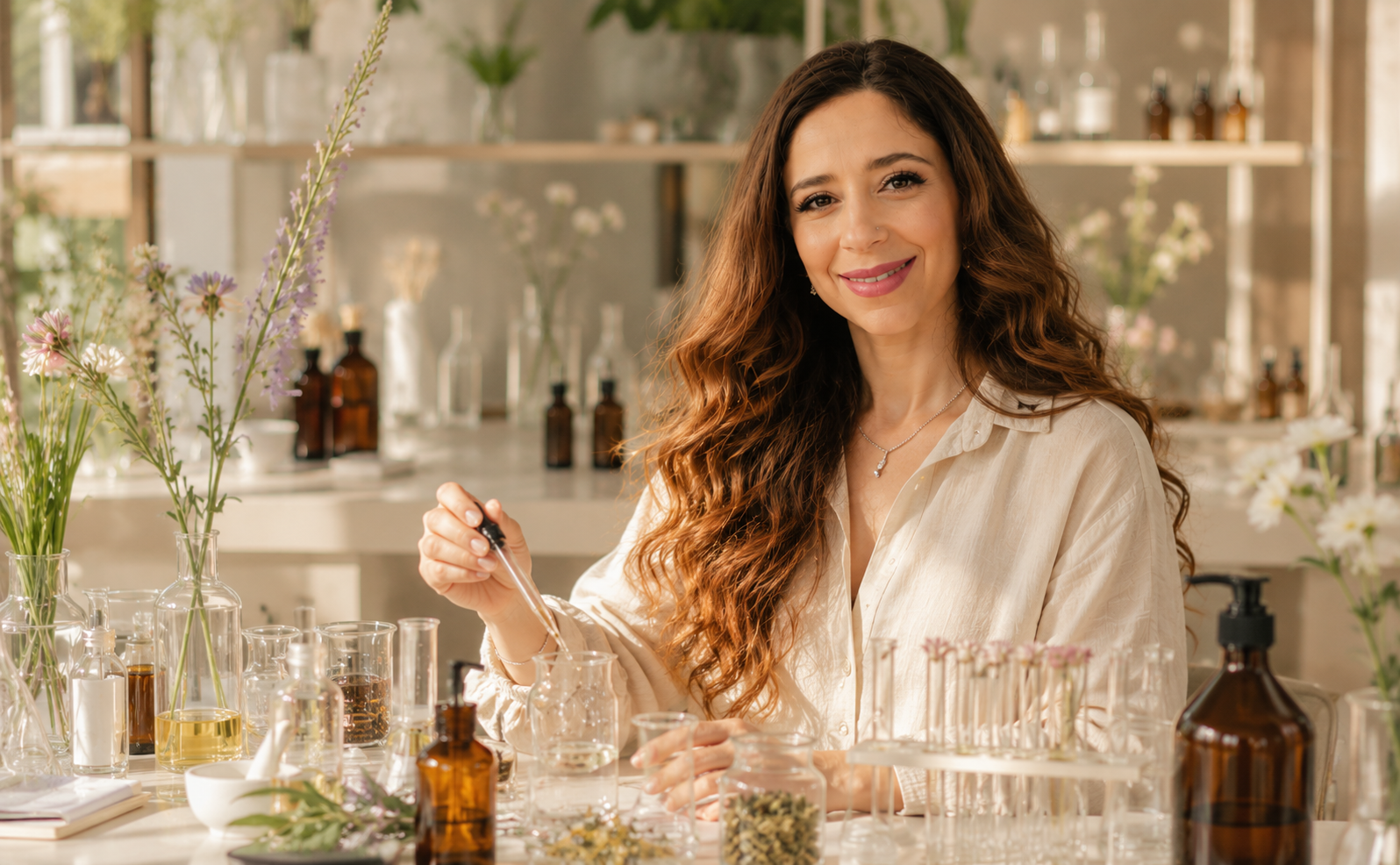 Handcrafting natural skincare products
